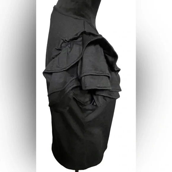 Ladies tiered ruffle sleeve shirt - Picture 3 of 6